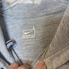 Nike Team China Hoodie Mens Large Gray Red Star Olympic Pullover Sweatshirt L