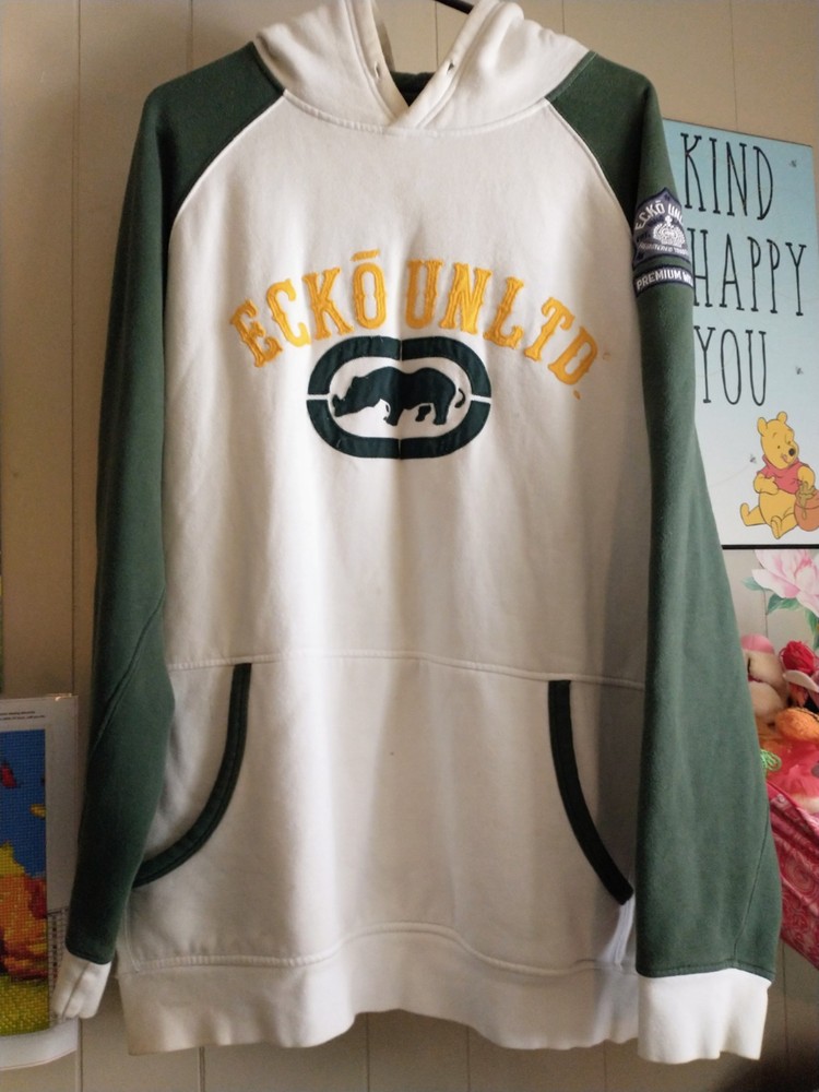 Ecko Unltd Hoody Sweatshirt~XL~80% Cotton 20% Poly~56″ Chest~30″ Sleeve & L~VGC!
