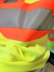 Class 3 Long Sleeve Safety Shirt With Hoodie, Polyester Birdeye mesh