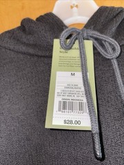 Goodfellow & Co. Men’s Textured Fleece Hooded Sweatshirt – MEDIUM Charcoal New