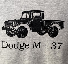 Vintage Dodge M37 Power wagon Truck Korea Vietnam Sweatshirt Men’s L M Military