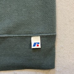 Vtg Russell Athletic Dri Power Sweatshirt XL Green Heavyweight Blank Boxy Fade