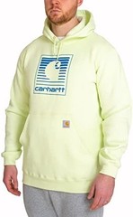 Carhartt Men’s Loose Fit Midweight Hooded Neck Letter Print Mens Graphic