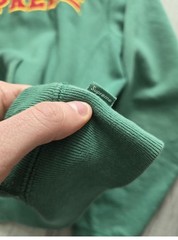 Supreme Green Cord Collegiate Hoodie SS18 size medium