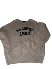 Vintage 90s Polo Ralph Lauren Sport 1967 Crewneck Sweater Spellout 1992 Men’s XL