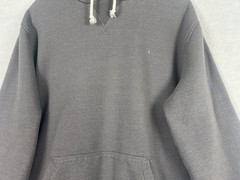 Quicksilver Mens Basic Essentials Gray Pullover Long Sleeve Hoodie Size L