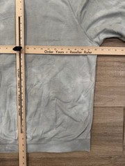The Mountain Owl Hoodie LARGE Adult Green/Gray Nature Pullover Lightweight Y2K