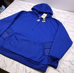 NEW Adidas Men Essentials Royal Blue Fleece Aero ready Hoodie Size 2XL GV5294
