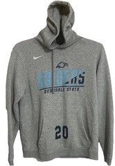 Seminole State Raiders Hoodie Nike Men’s Medium Fleece Florida Gray Fall Winter