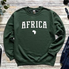 Africa Sweatshirt | Africa Crewneck Sweatshirt | African, Nigeria, Kenya, Nile