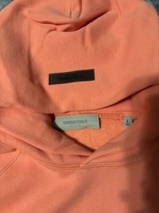 NWT Fear of God Essentials Coral Hoodie Size Large 100% Authentic✅