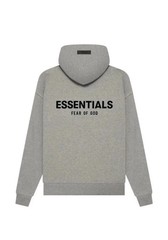 Essentials Hoodie ‘Dark Oatmeal’ Loose Drop Shoulder Fall Winter 100% AUTHENTIC