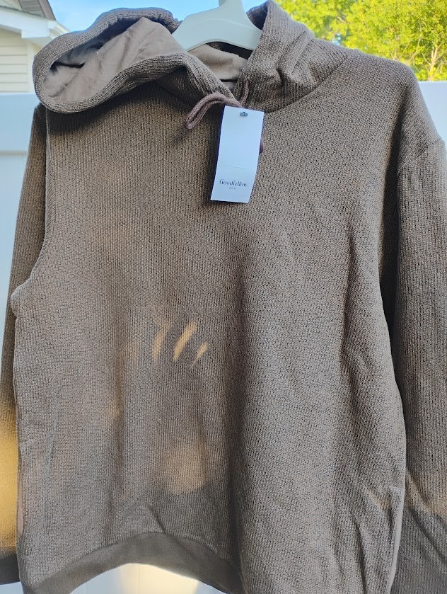 Goodfellow & Co Men’s Regular Fit Hooded Pullover Sweatshirt Size L NWT