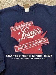 VTG Artisans Sweatshirt Adult Small Blue Leinie’s Leinenkugel Brewing Pullover