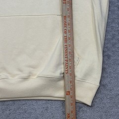 New Balance Made in USA Core Hoodie Sweatshirt CALCIUM Mens Sz Large