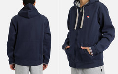 NWT MENS FILA TENCONI BLUE ZIP UP HOODIE JACKET 3XL