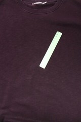 WHYRED Murry Textured Sweatshirt Mens XL Pullover Crew Neck Burgundy