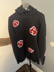 Steady Hands Akatsuki Cloud Pullover Hoodie XL Black Red White