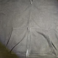 RSQ Mens Oversized Full Zip Brown Hoodie Sweatshirt Heavy Size Medium