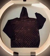 NWT Love Money Black Brown Waffle Back Hoodie XL