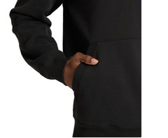 PUMA Men’s Fleece Hoodie Regular Fit Kangaroo Front Pocket Black Size XXL