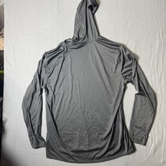 Grundens Mens XXL Gray Long Sleeve Performance Fishing Hoodie RN 119496