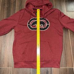 Ecko Unltd Hoodie Sweatshirt Mens/Teens Size Medium Burgundy/Maroon, Full Zip
