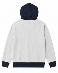 Tommy Hilfiger Men’s Hoodie Long Sleeves Big Logo Pullover Grey, Size S/P