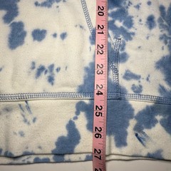 Threads 4 Thought Sustainable Apparel Men’s Blue Tie Dye Hoodie Lightweight