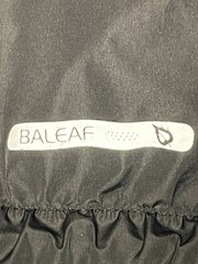 Baleaf Men 100% Polyester Long Sleeve Zip Up Hoodie Black Size 3XL Made In China