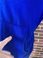 vtg 70s-80s Pine Grove Zip Up Thermal Lined Boxy unisex Hoodie Sweatshirt