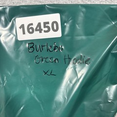 NWT Burlebo Hoodie Men Sz XL Green Performance Stretch Pullover Outdoor