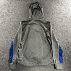 Nike Mens Hoodie Gray Blue Size Medium Pullover Therma-Fit 100% Polyester