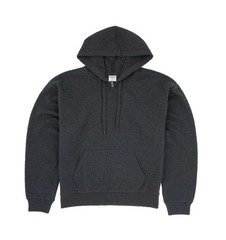 Mens Mission Ridge Charcoal Heather Full Zip Up Hoodie With Pockets- Size 2XL