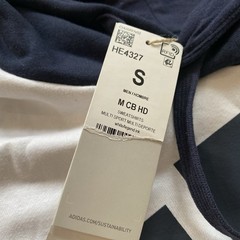Adidas S Small Essentials Colorblock Fleece Hoodie White Legend Ink M CB HD Men