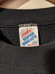 Vintage 90s Basic Training Gym Weightlifting Black Large Sweatshirt