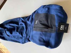 Outdoor Research Vigor Grid Fleece Pullover Hoodie Mens NAVY BLUE – NEW NWT!