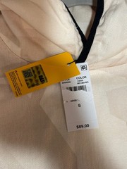 CAT Workwear Men’s Camouflage Pullover Hoodie Beige Orange Patch NWT small