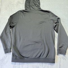 Black Under Armour Full Zip Up Hoodie Sz XL, Front Pockets, Hood String