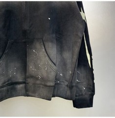 HELL print STAR zip-up hoodie Street Casual S, M, L, XL
