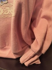 Vintage ’90s grandma crewneck sweatshirt XL flowers pink Basic Edition