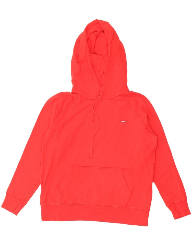 LEVI’S Mens Hoodie Jumper Small Red Cotton AS88