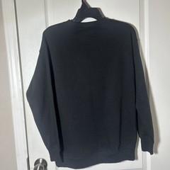 Netflix Stranger Things Oversized Fleece Sweatshirt No Boundaries Black XXS (00)