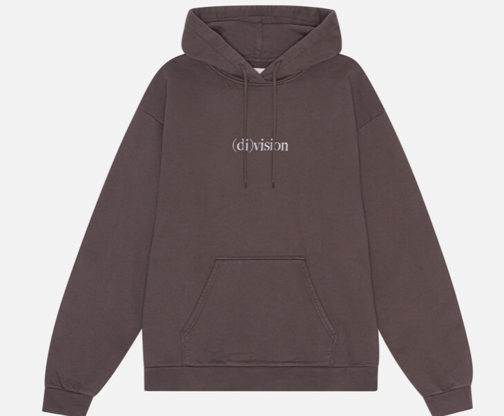 Unisex (di)vision Hoodie Dark Brown European Designer Fashion Sweatshirt Size M