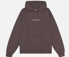 Unisex (di)vision Hoodie Dark Brown European Designer Fashion Sweatshirt Size M