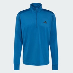 adidas TECH ESSENTIALS WORKOUT 1/4 ZIP Sweatshirt Blue