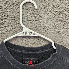 Nike Air Jordan Jumpman Sweatshirt Mens Medium Black Crewneck Pullover
