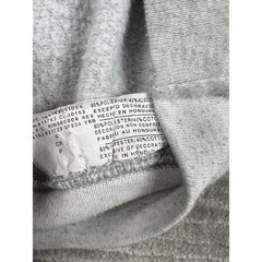Champion Hoodie Mens Small Gray Script Logo Pullover GF934 Raglan Fleece Sport