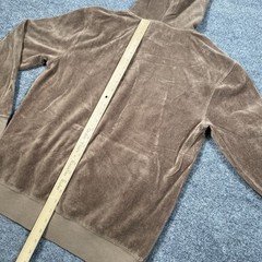 Quicksilver Corduroy Hoodie Mens Small Stretch Fabric Retro Surf Skater Style