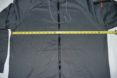 TACTICAL SWEATSHIRT MEN’S FULL ZIP HOODIE LONG SLEEVE JACKET W/ POCKET SZ XXL